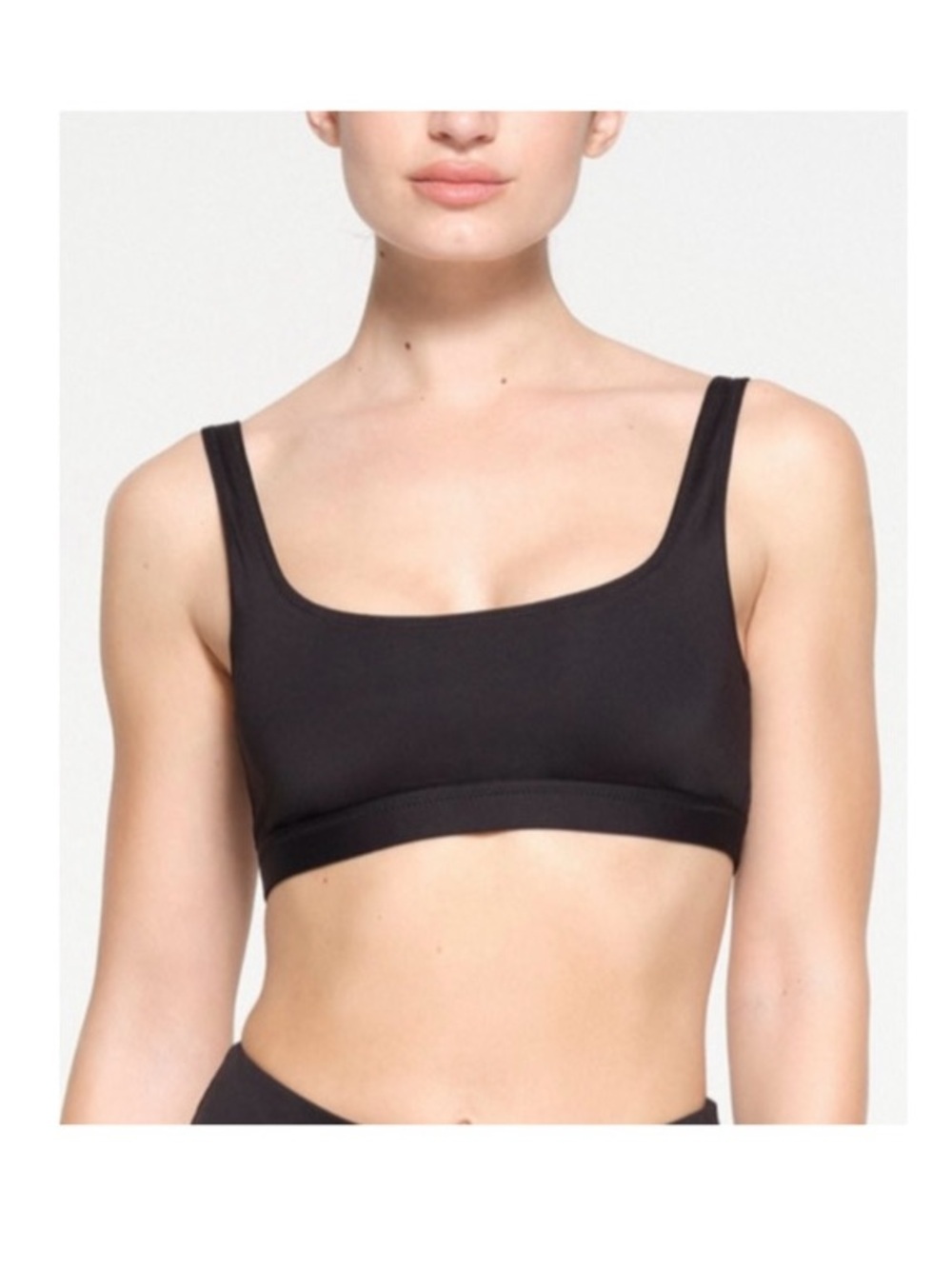 SKIMS Signature Swim Tank Bikini Top Size Small